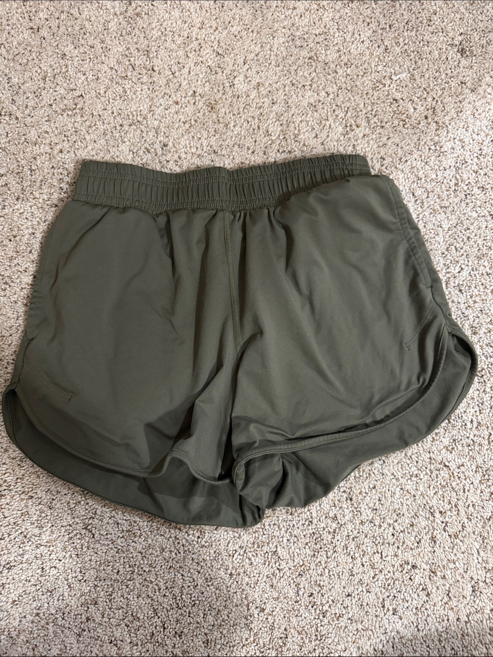 all in motion Olive Athletic Running Shorts